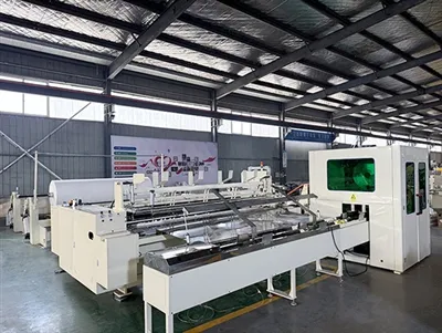 Shipping Toilet Paper Rewinding Tshuab Thiab Loj Rotary Cutter Rau Argentina